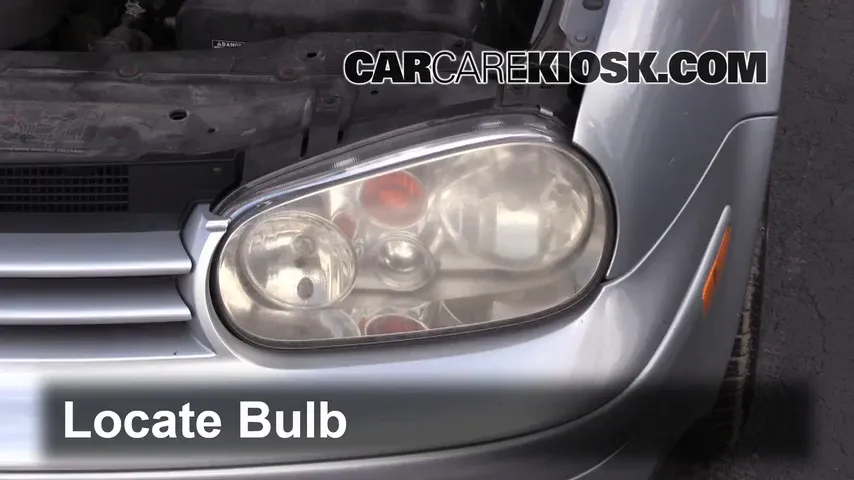 2003 Volkswagen Golf GL 2.0L 4 Cyl. (4 Door) Lights Daytime Running Light (replace bulb)